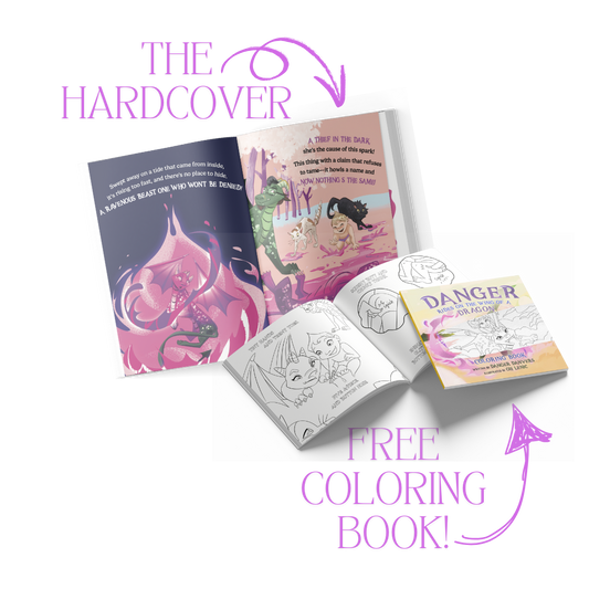 Hardcover + Coloring Book Pre-Order Special!